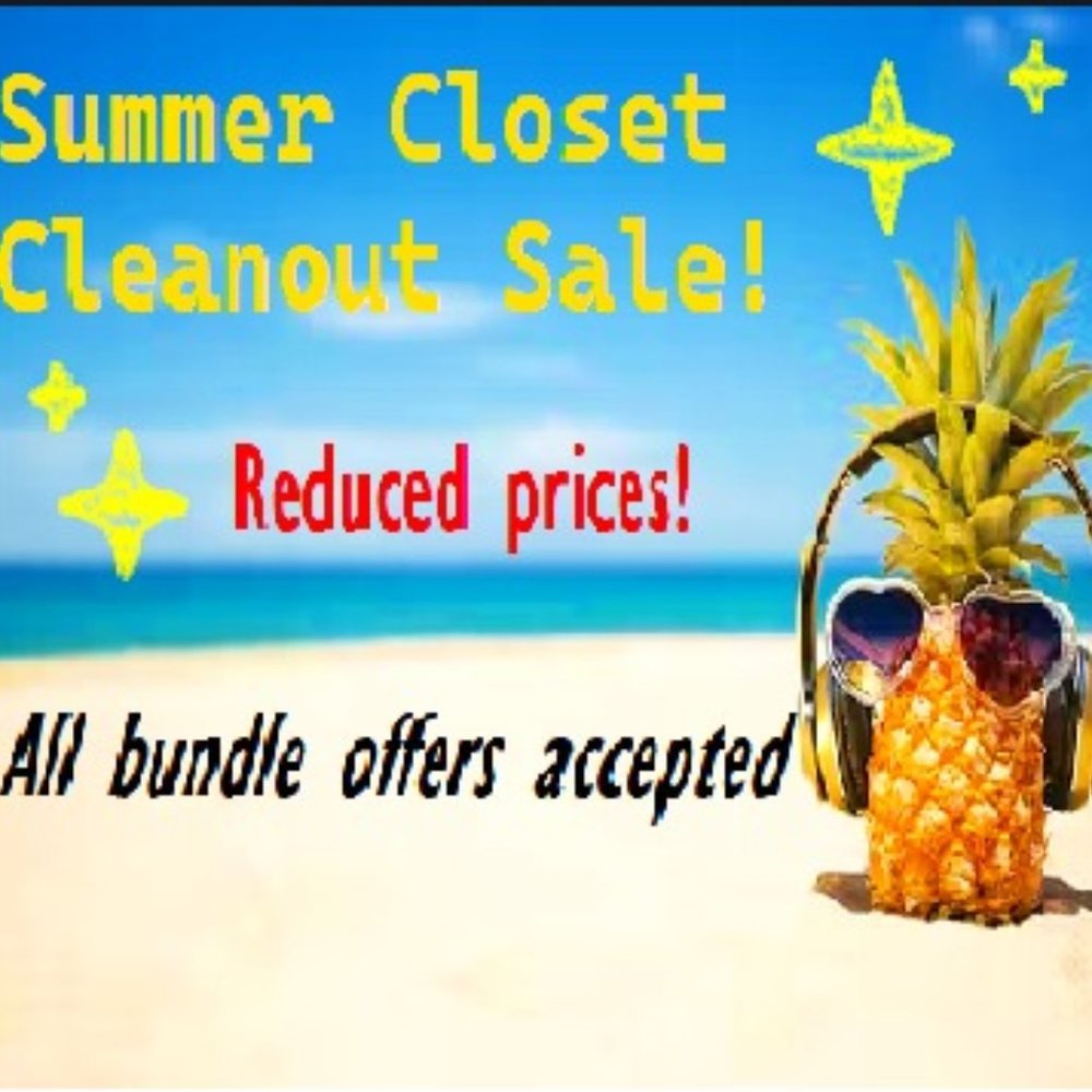 Summer Closet Cleanout Sale!